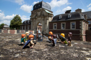 Die Minifiguren am Barockschloß ins Ahaus