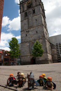 Die Minifiguren vor der Ahauser St. Marien Kirche